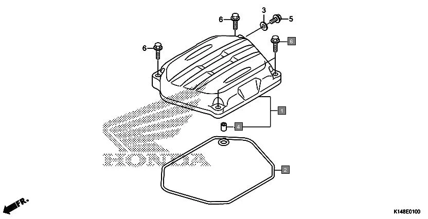 E-1 CYLINDER HEAD COVER