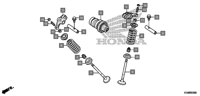 E-3 CAMSHAFT/VALVE