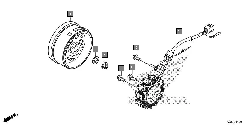 E-11 GENERATOR(CB110CE/CME/CMF-4CO,9CO/C2F)