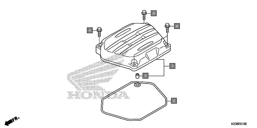 E-1 CYLINDER HEAD COVER