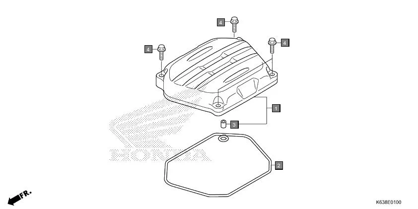 E-1 CYLINDER HEAD COVER