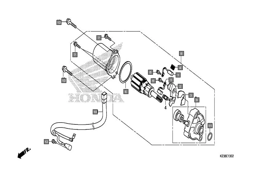 E-13-2 STARTER MOTOR(MITSUBA)(2)