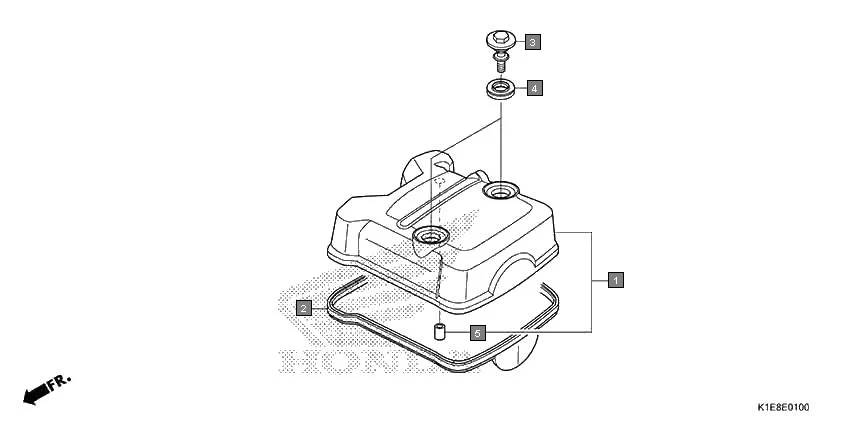 E-1 CYLINDER HEAD COVER