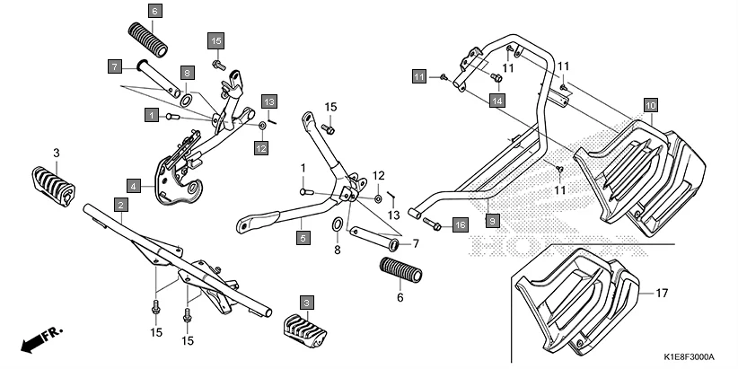 F-30 STEP diagram showing 95701-08020-08