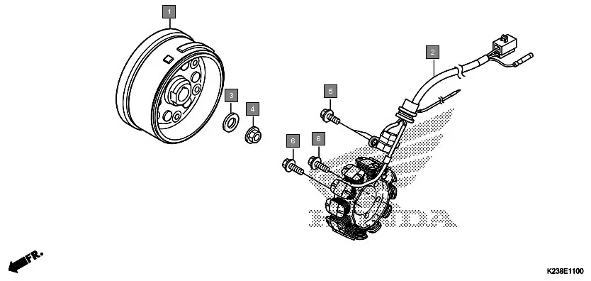 E-11 GENERATOR(CB110CE/CME/CMF-4CO,9CO/C2F)