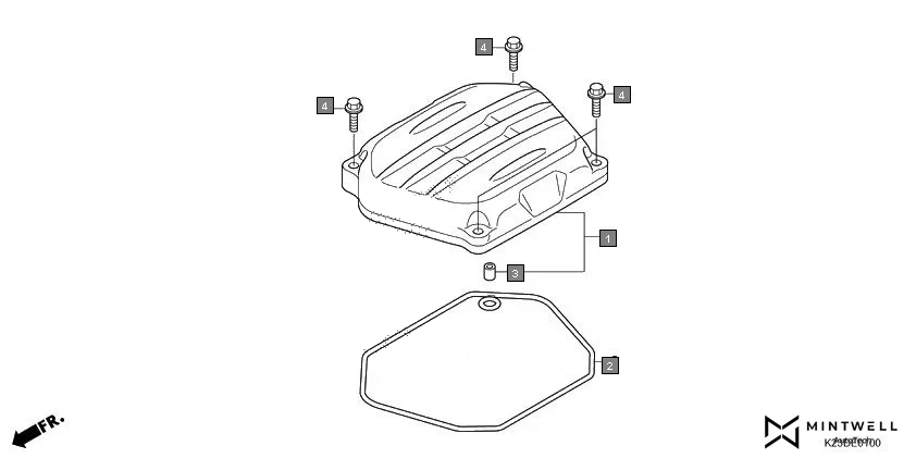 E-1 CYLINDER HEAD COVER