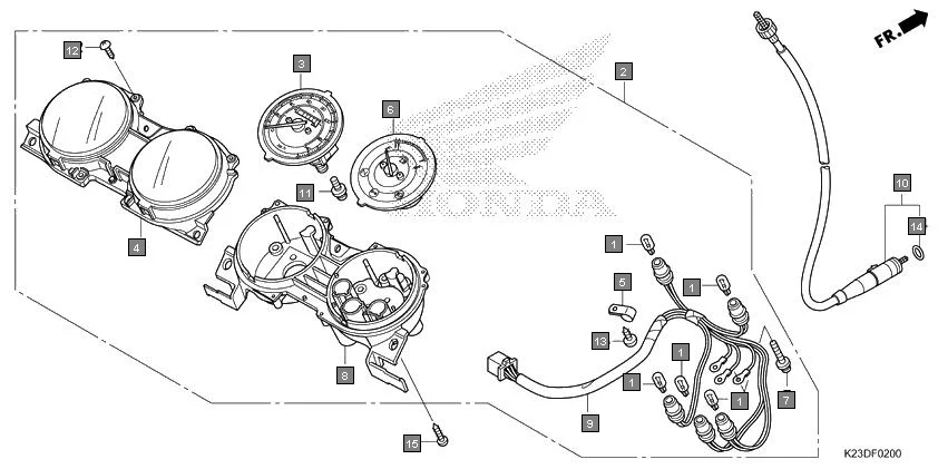 F-2 METER diagram showing 93903-35310