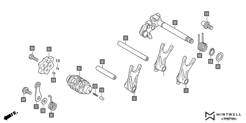 E-19 GEARSHIFT DRUM