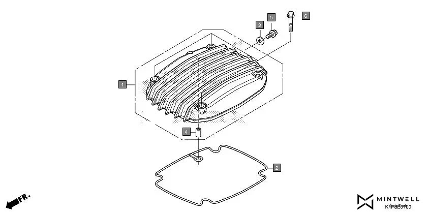E-1 CYLINDER HEAD COVER