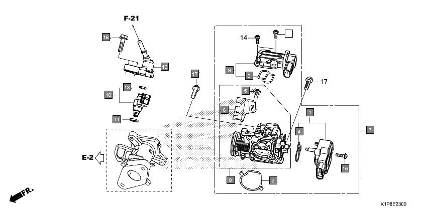E-23 THROTTLE BODY