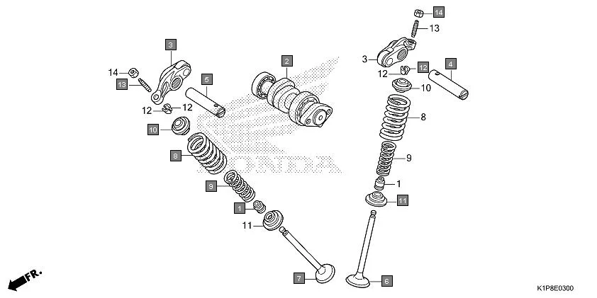 E-3 CAMSHAFT/VALVE