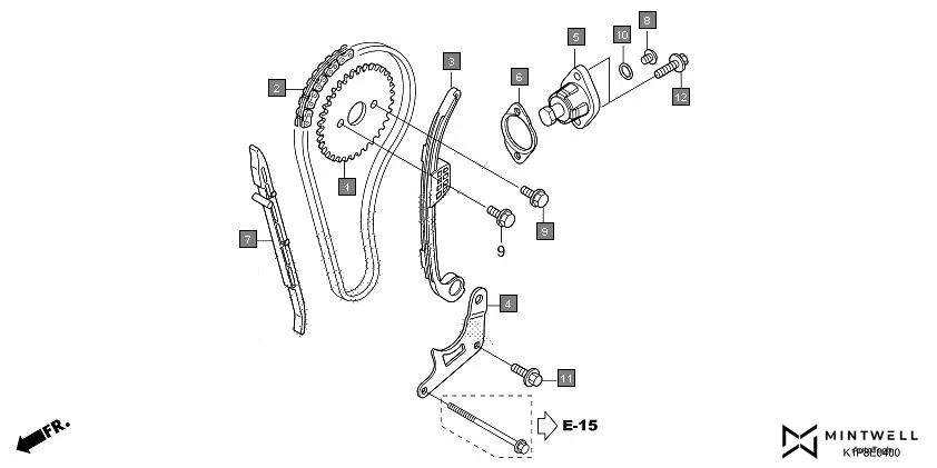 E-4 CAM CHAIN/TENSIONER