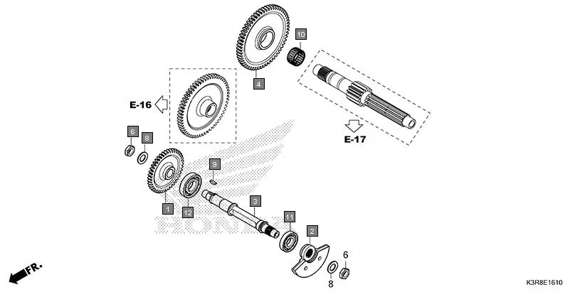 E-16-10 BALANCER SHAFT