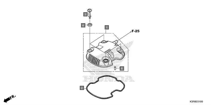 E-1 CYLINDER HEAD COVER