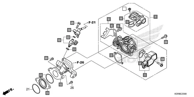 E-23 THROTTLE BODY