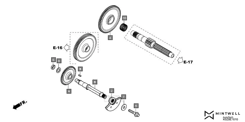 E-16-10 BALANCER SHAFT