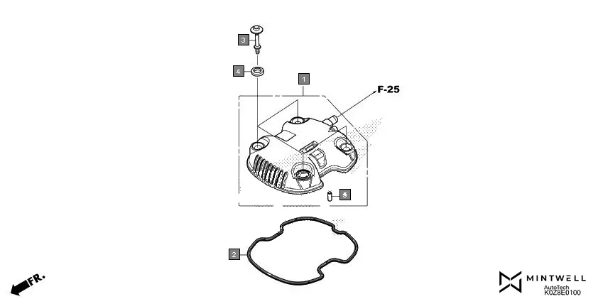 E-1 CYLINDER HEAD COVER