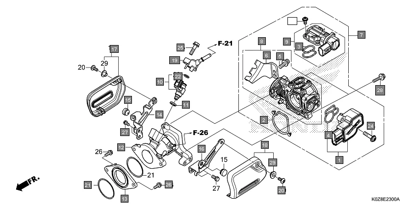 E-23 THROTTLE BODY