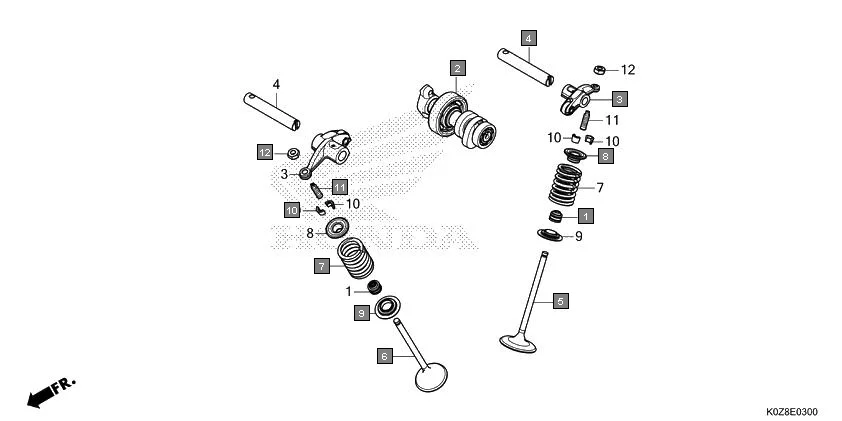 E-3 CAMSHAFT/VALVE