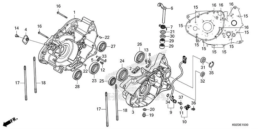 E-15 CRANKCASE
