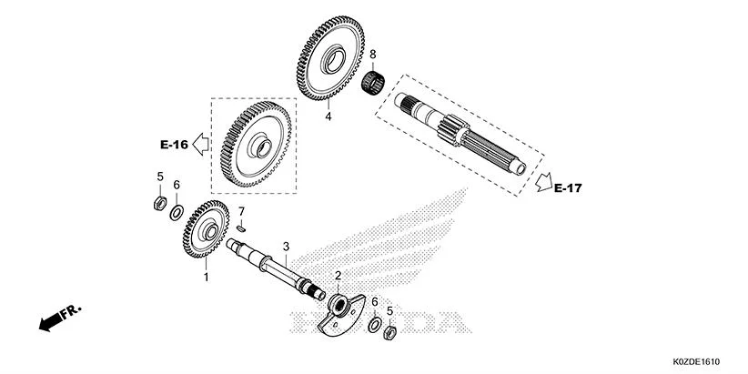 E-16-10 BALANCER SHAFT