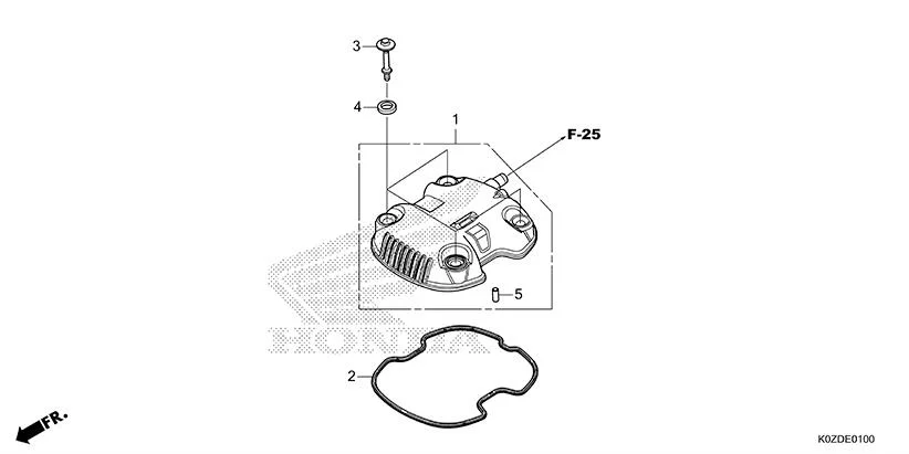 E-1 CYLINDER HEAD COVER