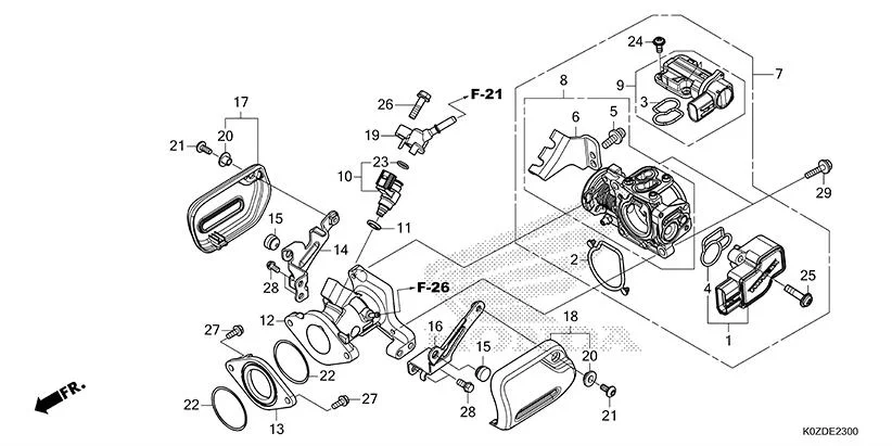 E-23 THROTTLE BODY
