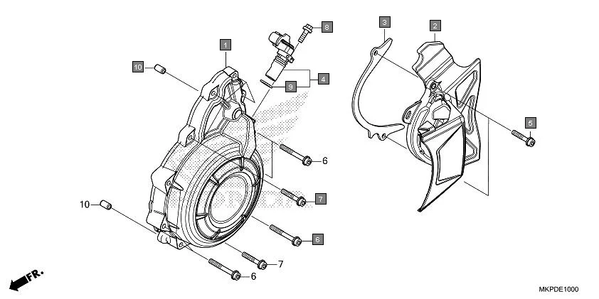 E-10 A.C. GENERATOR COVER