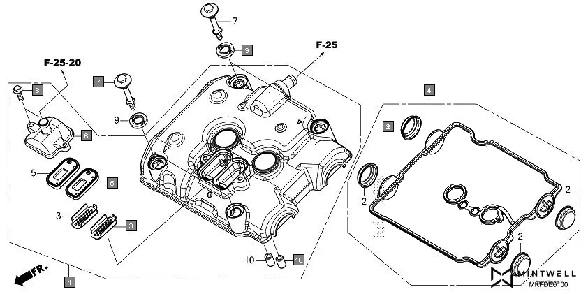 E-1 CYLINDER HEAD COVER