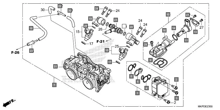 E-23 THROTTLE BODY