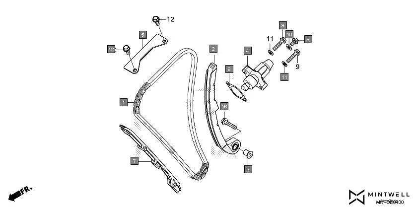 E-4 CAM CHAIN/TENSIONER