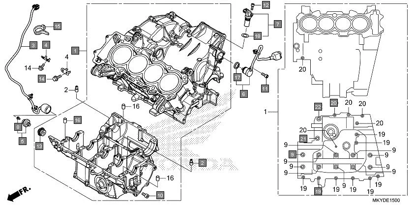 E-15 CRANKCASE
