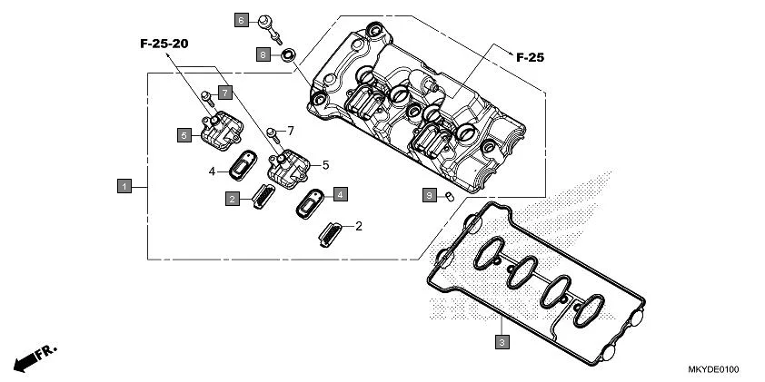 E-1 CYLINDER HEAD COVER