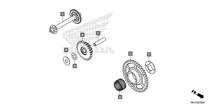 E-9 STARTING DRIVEN GEAR