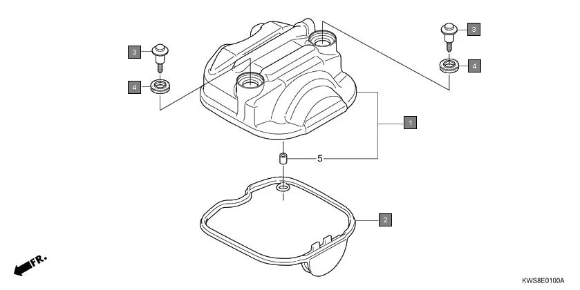 E-1 CYLINDER HEAD COVER