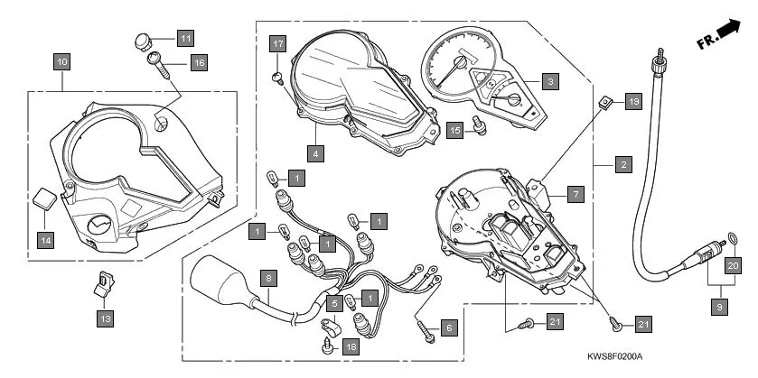 F-2 METER diagram showing 93903-35310