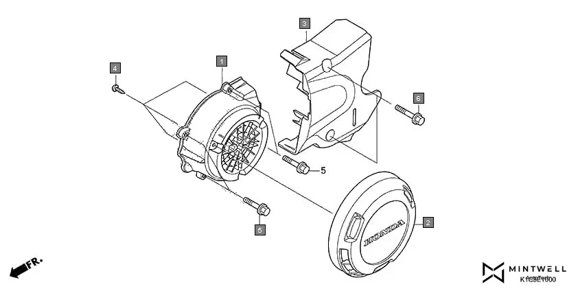 E-10 A.C. GENERATOR COVER