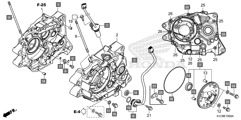 E-15 CRANKCASE