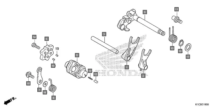 E-19 GEARSHIFT DRUM