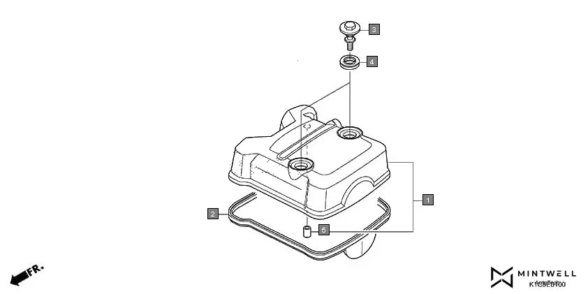 E-1 CYLINDER HEAD COVER