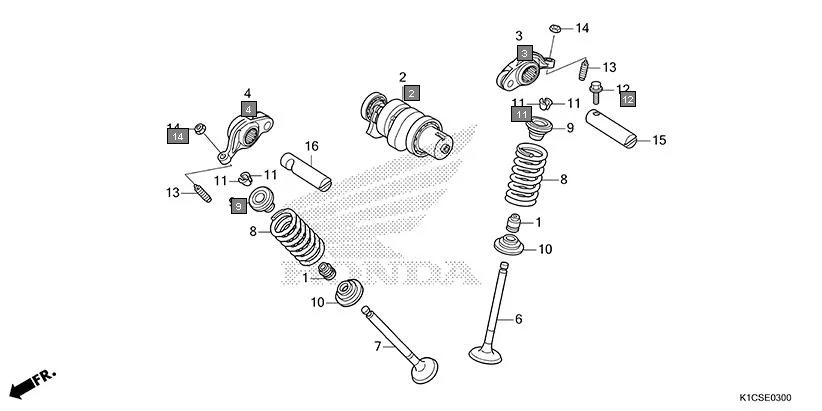 E-3 CAMSHAFT/VALVE