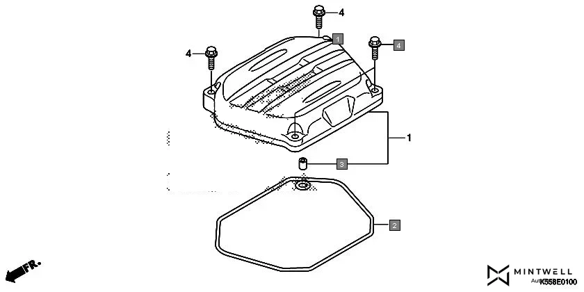 E-1 CYLINDER HEAD COVER