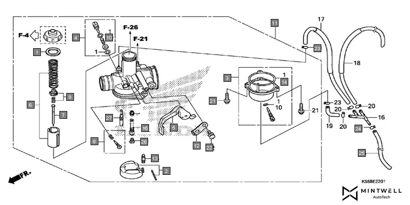 E-22-1 CARBURETOR(2)