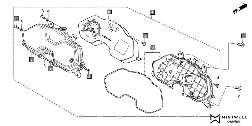 F-2-1 METER(2) diagram showing 93903-35310