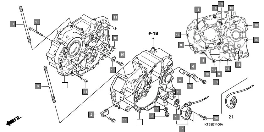 E-11 CRANKCASE