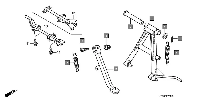 F-22 STAND diagram showing 90521-028-000