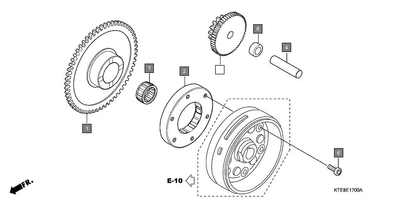 E-17 STARTING CLUTCH