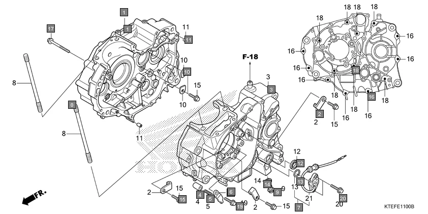 E-11 CRANKCASE