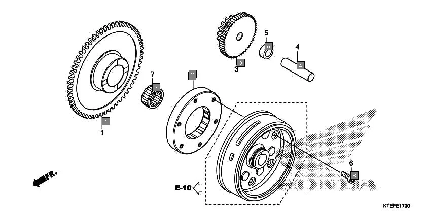 E-17 STARTING CLUTCH