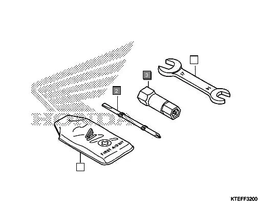 F-32 TOOL assembly diagram for HONDA CB Shine/ Shine 125 CBF125BH